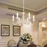 Подвесная люстра Arte Milano AM342620 342620/6 WT+G (220V, на цепи, подсвечник, свеча)