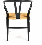 Обеденный стул Tetchair WISHBONE (Вяз/Черный) 13904