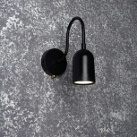 Спот на гибкой ножке для чтения с выключателем Feron ML400 48442 MR16/GU10, 35W, черный (220V)