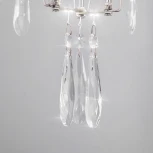 Бра с хрусталем и регулировкой цветовой температуры Bogate's Tense 442/1 хром (LED, 220V, подвески, пульт управления)