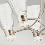 Потолочная люстра на штанге Kichler Kayva QN-KAYVA13-PN (LED, 220V, IP44)