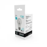 Лампочка светодиодная E27 10 Вт 880 lm 4100K нейтральное белое свечение Gauss Elementary 23220