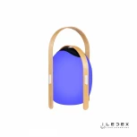 Интерьерная настольная лампа Bluetooth-динамик RGB iLedex Giggle OVS1100-CH WH (220V, пульт управления, управление смартфоном)
