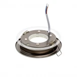 Встраиваемый светильник под лампу GX53 черный хром глянец Lumin'arte LDL-GX53/01BCH