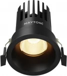 Встраиваемый светильник Maytoni Dip DL117-15W-2.7K-B (LED, 220V, круглые)
