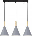 Светильник подвесной Evoluce Arket SLE1255-413-03 Черный/Серый E27 3*40W (220V, на проводе)