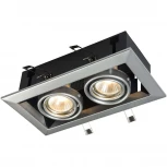 Встраиваемый светильник Metal Modern GU10 2x50Вт Maytoni Technical DL008-2-02-S (220V)