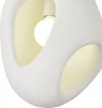 Подвесной светильник ST Luce Wabi Sabi SL1522.543.01 белый/белый E27 1*60W (220V, на проводе)