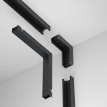 Коннектор угловой внутренний, накладной, черный Maytoni Accessories for tracks Basity TRA172ICL-11B