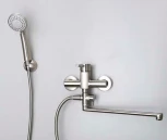 Смеситель Wasserkraft Wern 4202L универсальный, матовый хром