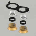 Встраиваемый светильник под LED модуль/ламп МR16 Lightstar Domino D6270303BMOD (220V)