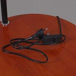 Торшер на треноге со столиком Reluce 02226-0.6-01 BK (220V)