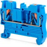 Зажим пружинный 2-х проводной проходной Stekker 49249