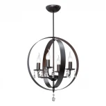 Потолочная люстра Vitaluce V4256-1/4PL (220V, свеча, круглые, кольцо)