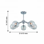 Потолочная люстра F-Promo Darina 2341-5P