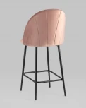 Стул полубарный велюр пыльно-розовый Stool Group Логан УТ000034606