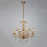 Подвесная люстра Omnilux Aosta OML-78903-12 (220V, на цепи, подсвечник, свеча)