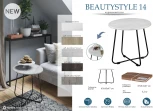 Стол журнальный BeautyStyle 14 дуб сонома/металлик от фабрики Mebelik