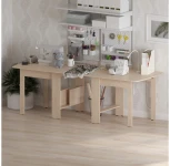 Стол обеденный раздвижной Woodville СтК7 дуб молочный 295287