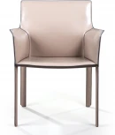 Стул с подлокотниками Barrie, кожа капучино Top Concept BARRIE 2000000000138