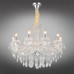 Подвесная люстра Aployt Koletta APL.755.03.10 (220V, хрусталь, на цепи, свеча)