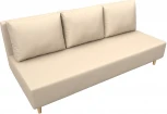 Диван прямой Лига-033 (Бежевый/Экокожа) Лига Диванов арт.121097