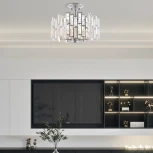 Потолочная люстра хрустальная на штанге Arte Milano Sorrento-3209 373209/5/80/390 CR (220V)