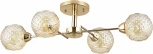 Люстра потолочная на штанге Sally 1173/4P E27*40W Gold