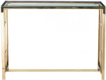 Консольный стол Garda Decor 47ED-CST072GOLD (Золото/Золото,Прозрачный)