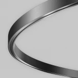 Шинопровод магнитный Flarity круглый черный 80 см Maytoni Busbar trunkings Flarity TRX154-R-D800-B (24V)