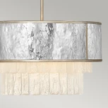 Потолочная люстра на штанге Reverie QN-REVERIE-4P-CPG Hinkley (220V, подвески, круглые)