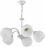 Подвесная люстра Arte Milano Amalfi-5010 335010/5 WT+SL (220V, на цепи)