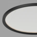 Подвесной горизонтальный светильник со светодиодом Denkirs Veil DK6620-BK