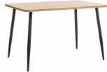 Стол PLUTO ЛДСП/металл, 120x80x77 см, Дуб вотан/Черный Tetchair 19317