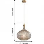 Подвесной светильник Favourite Cupola 2180-1P