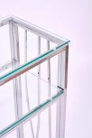 Консольный стол AllConsoles 1122-CS clear серебряный
