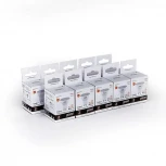 Лампочка светодиодная полусфера белая колба GU10 9 Вт 640 lm 3000K теплое белое свечение Gauss Elementary 13619