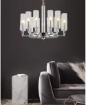 Подвесная люстра Lumina Deco LDP 8011-12 CHR