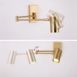 Настенный светильник на гибкой ножке (бра) Vallbo ImperiumLoft Vallbo01 (141118-26) (220V)