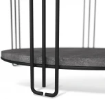 Столик кофейный Sheffilton SHT-CT33 черный муар/мокрый асфальт от фабрики Sheffilton