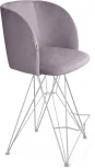 Стул полубарный SHT-ST33/S66-1 сиреневая орхидея/хром лак Sheffilton 8601319402