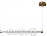 Подвесной светильник Freya Glaze FR5396PL-L11BS (LED, 220V, на тросе, шарики)