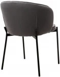 Стул ДЕНИ, цвет Velutto 32 Антрацитовый, велюр / черный каркас M-City 464M05081