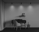 Накладной потолочный светильни Maytoni Calipso C106CL-01-GU10-B (220V, круглые)