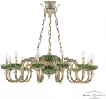Подвесная люстра Bohemia Verona 72003P/12/300 GW P Clear-Green/H-1K Y8
