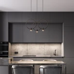 Подвесной светильник светодиодный Eurosvet Layla 50257/3 LED черный (220V, на проводе)