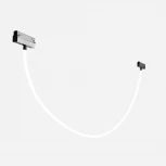 Светильник с гибким неоном трековый магнитный Crystal Lux Space CLT 0.33 018 24W BL 4000K (LED, 48V)