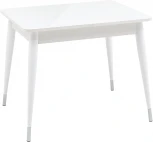 Стол обеденный раскладной 90-120*70 белый глянцевый Stool Group Сидней УТ000036217