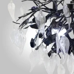 Подвесная люстра AM Group WOODSTAR WOODSTAR D600 BK (220V, на тросе, листья)