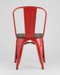 Стул Stool Group TOLIX WOOD красный глянцевый УТ000001188
